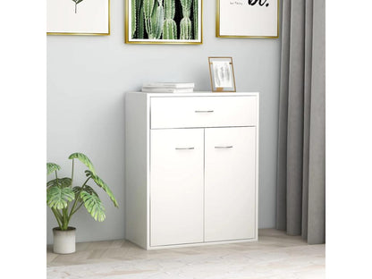 Buffet Blanc 60x30x75 cm Aggloméré FBOO24514