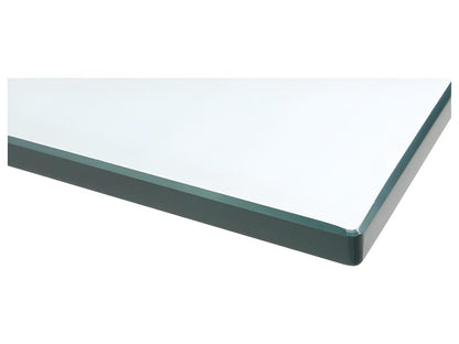 Plateau carré 70x70 en verre trempé transparent ZKGU59186