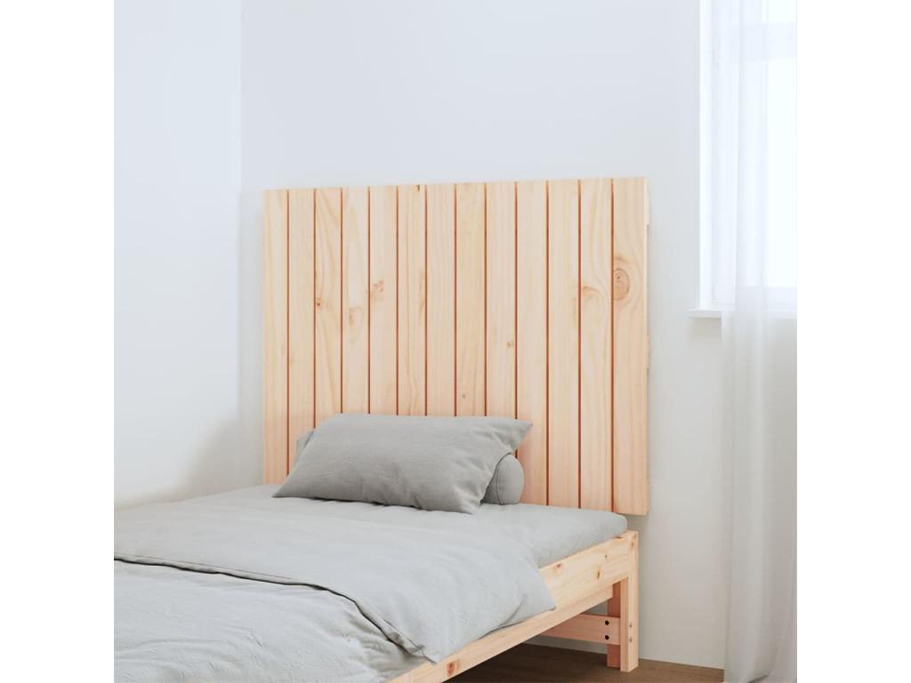 Tête de lit murale 82.5x3x60 cm Bois massif de pin BLQB96094