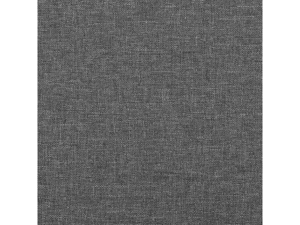 Tête de lit avec oreilles Gris foncé 147x16x78/88 cm Tissu BHRG61785