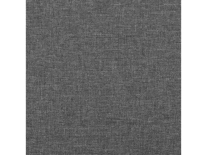 Tête de lit avec oreilles Gris foncé 147x16x78/88 cm Tissu BHRG61785