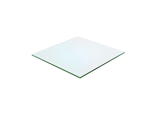 Plateau carré 70x70 en verre trempé transparent ZKGU59186