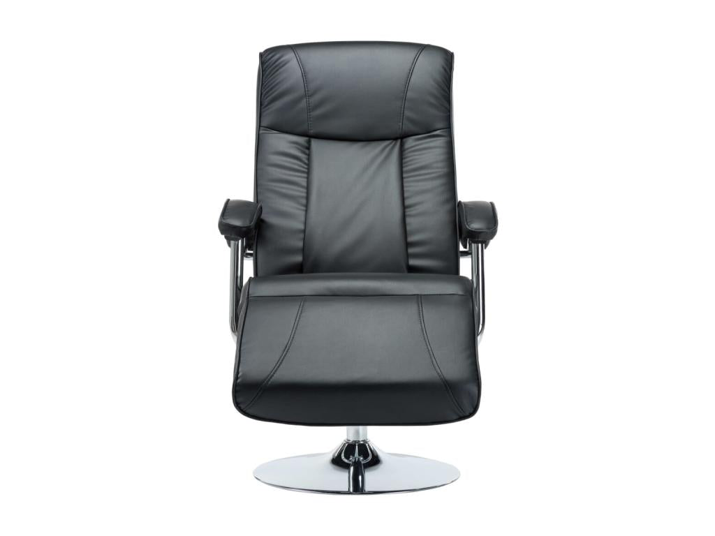 Fauteuil TV Noir Similicuir EVMM52699