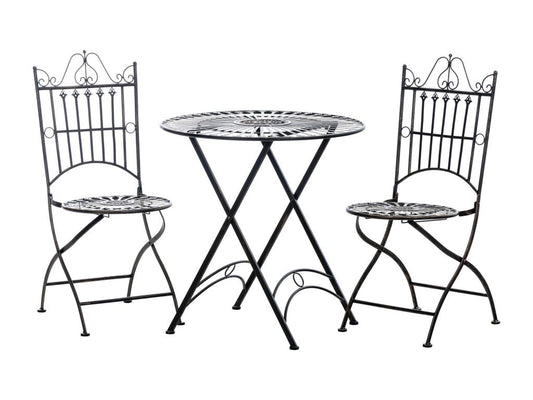 Ensemble de jardin - Table 2 Chaises - Chicyla LUPX34841