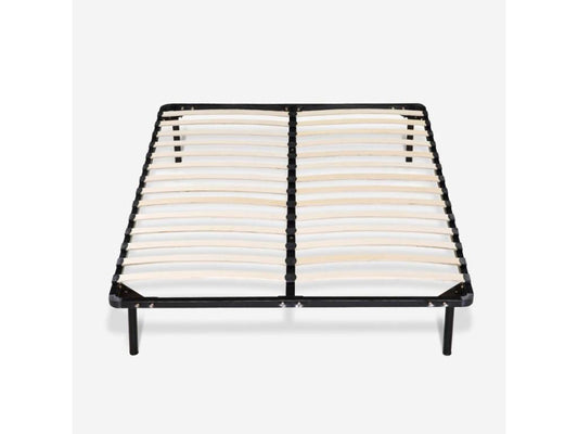 Sommier à Domopure bois et acier 120x190cm une place et demie CREWS QCDW60035