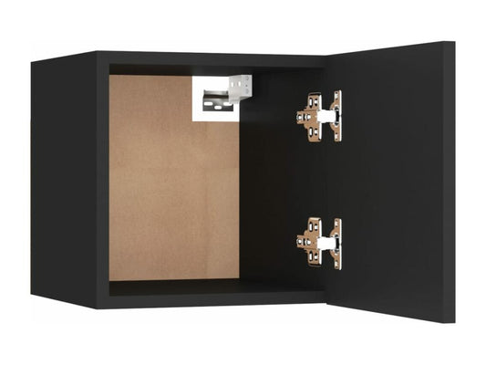 Table de chevet Noir 30.5x30x30 cm Aggloméré NJGS89903