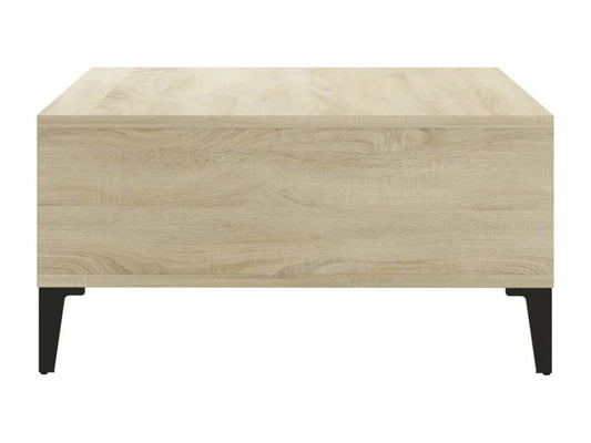 Table basse Chêne Chicyla 60x60x30 cm Aggloméré PABV24785