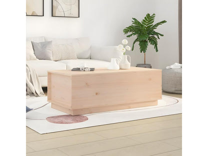 Table basse 100x50x35 cm Bois massif de pin PYRE34251