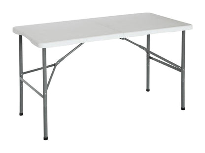 Table Pliante 122cm Rectangulaire Blanc Catering O91 QEHE13553