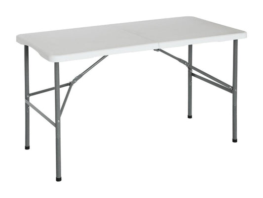 Table Pliante 122cm Rectangulaire Blanc Catering O91 QEHE13553