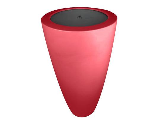 Pot Conique 3 En 1pot De Fleurs- Mange Debout-seau A Champagne Dessus Inox UBXF85392