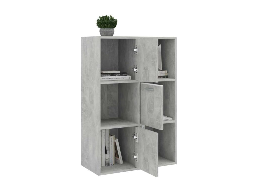 Armoire de rangement Gris béton 60x29.5x90 OCFS64348
