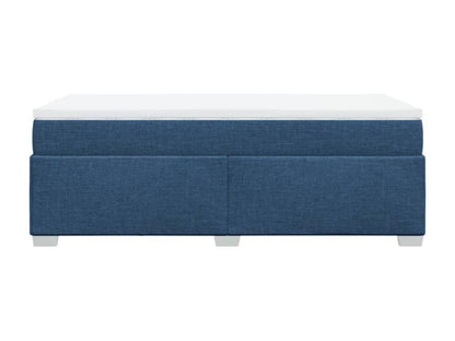 Sommier à Domopure de lit avec matelas Bleu 80x200 cm Tissu JHLL89598
