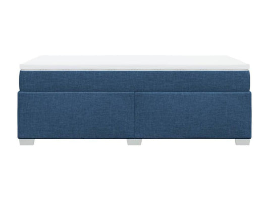 Sommier à Domopure de lit avec matelas Bleu 80x200 cm Tissu JHLL89598