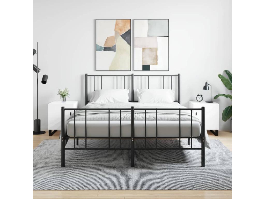 Tables de chevet 2 pcs blanc brillant 40x40x50 UHZO60422