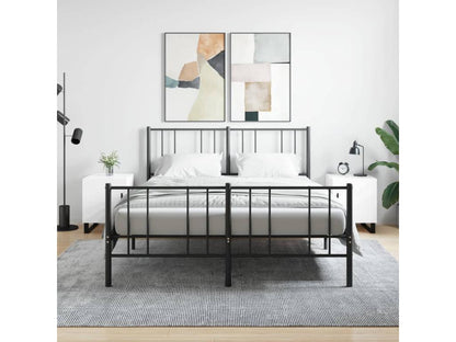 Tables de chevet 2 pcs blanc brillant 40x40x50 UHZO60422