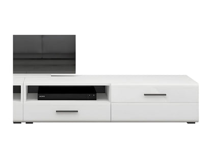 Meuble TV 1 Porte Domopure 140cm Blanc UFFL61893