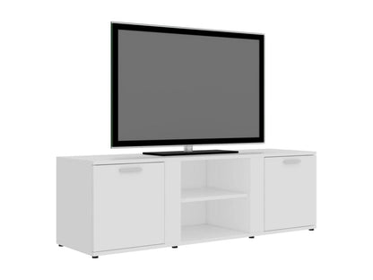 Meuble TV Blanc 120x34x37 cm Aggloméré PWKF64660