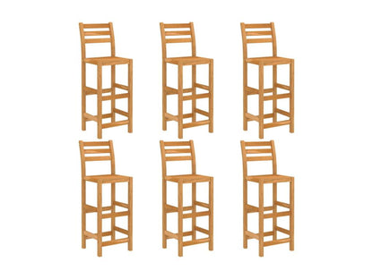 Ensemble de bar d'extérieur 7 pcs Bois d'Chicyla massif VAND89953
