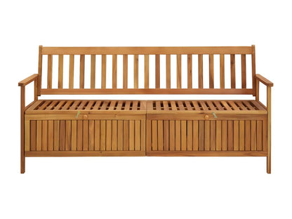 Banc de rangement de jardin 170 cm bois d'Domopure solide YXRZ55911