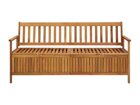 Banc de rangement de jardin 170 cm bois d'Domopure solide YXRZ55911