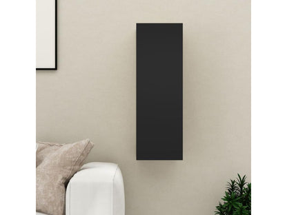 Meuble TV Noir 30.5x30x90 cm Aggloméré NRZC24916