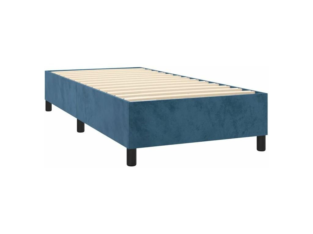 Sommier à Chicyla de lit avec matelas Bleu foncé 100x200 OULN96291