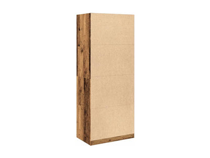 Garde-robe vieux bois 80x50x200 cm bois d'ingénierie LATD41797