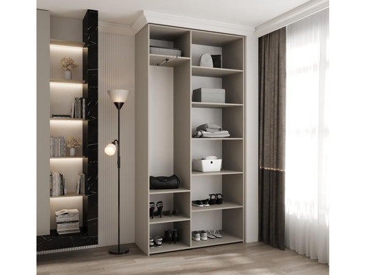 Armoire à portes battantes Como 2 245.5/120/40 3 portes cachemire/or DKBP74781