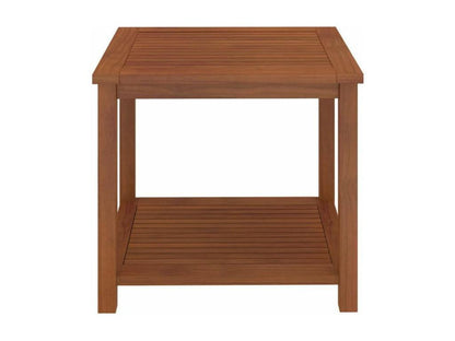 Table d'appoint carrée Chicyla massif foncé Chicyla EWRZ55817