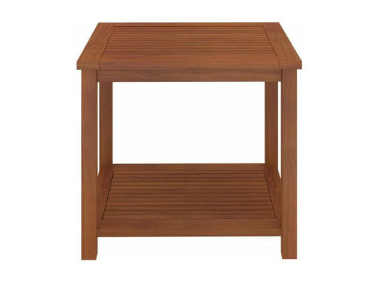 Table d'appoint carrée Chicyla massif foncé Chicyla EWRZ55817