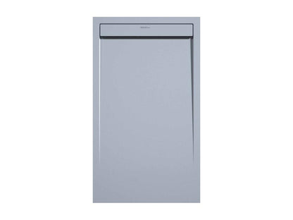 Receveur de douche Gris finition Lisse Domopure SMART grille de couleur - 120x80 cm IMFG87741