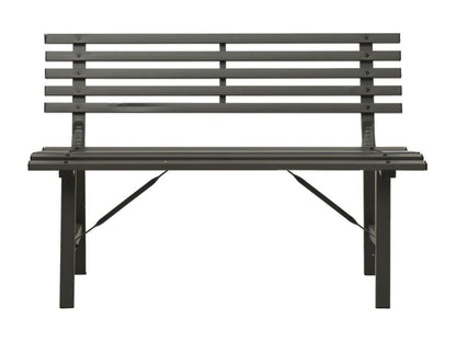 Banc de jardin meuble noire 110x59x76.5 cm 02 0011166 TGWB59652