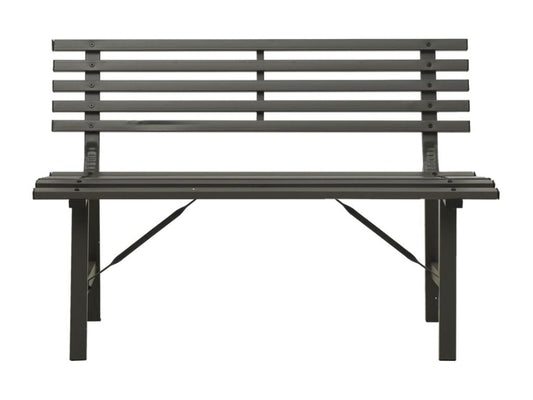 Banc de jardin meuble noire 110x59x76.5 cm 02 0011166 TGWB59652