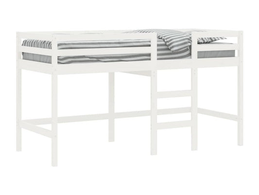 Lit mezzanine d'enfants sans matelas avec échelle 90x200 cm QCLD94304