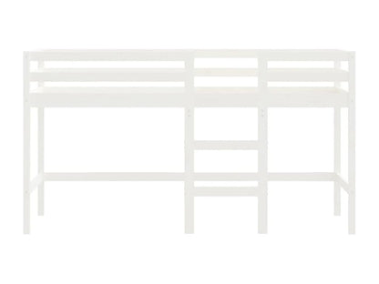 Lit mezzanine d'enfants sans matelas avec échelle 90x200 cm QCLD94304