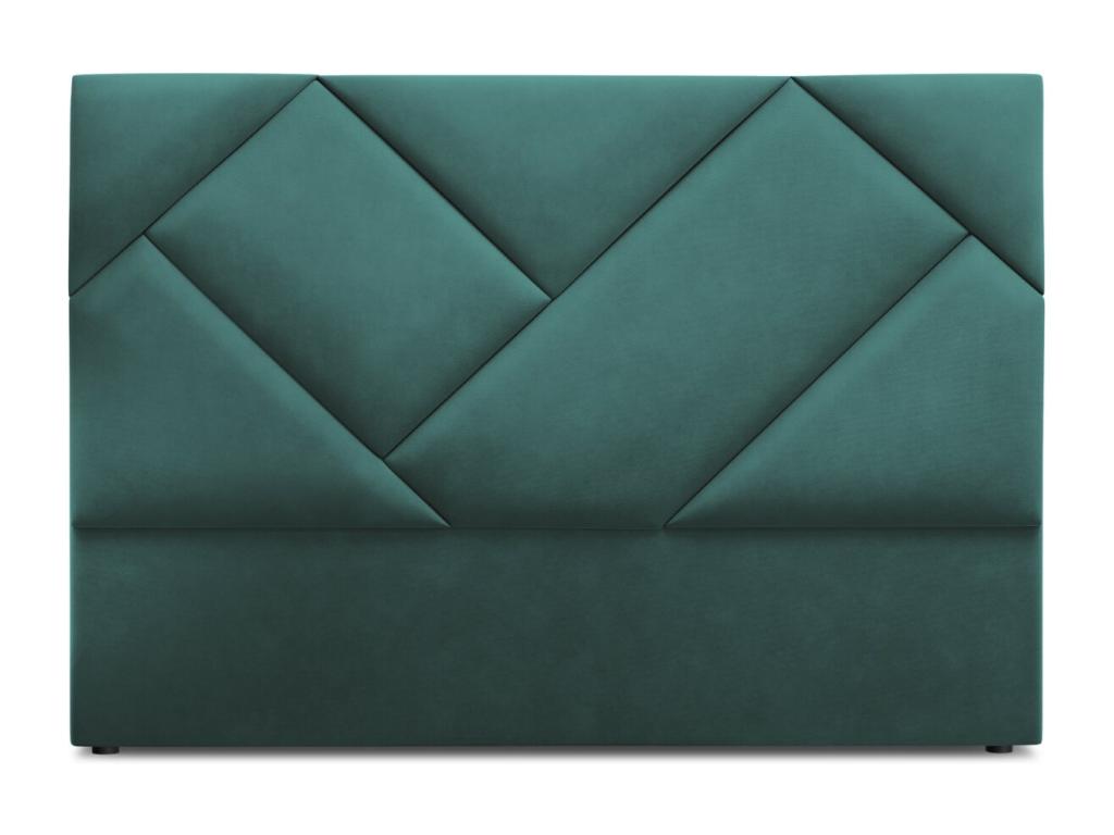 Chicyla - Tête de lit Chicyla 160x120cm en velours pétrole - 160x8x120cm CTKW36444
