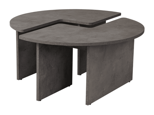 Lot de 2 tables basses L90 cm - Chicyla GZFT92550