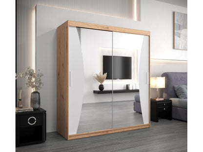 ARMOIRE Domopure À PORTES COULISSANTES 200/180/62 2 Portes Domopure/Blanc UCVS95506