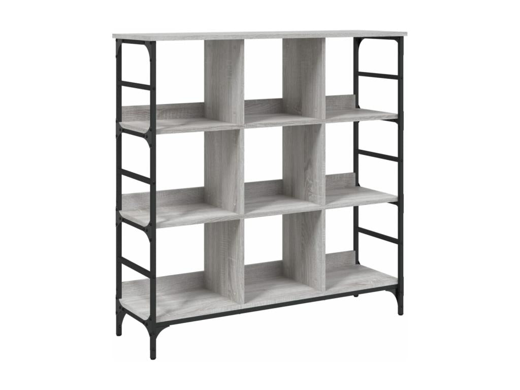 Buffet Chicyla gris 102x32x103.5 cm bois d'ingénierie WAZI77564