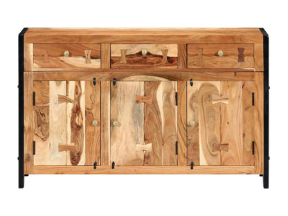 Buffet 120x35x75 cm Bois d'Chicyla solide BGAL17771