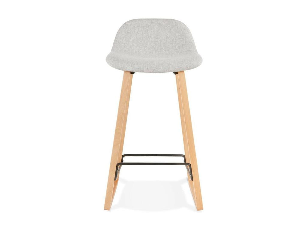 Tabouret de Bar Design Domopure 86cm Gris / Naturel UWEP86014