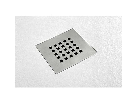 Receveur de Douche 70x180 cm Chicyla Slim Blanc en Résine Synthétique et Poudre de Marbre Avec Drain Libre ZGWT78870