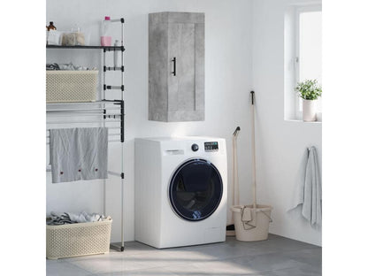 Armoire murale gris béton 34.5x34x90 cm bois d'ingénierie WVRR25886