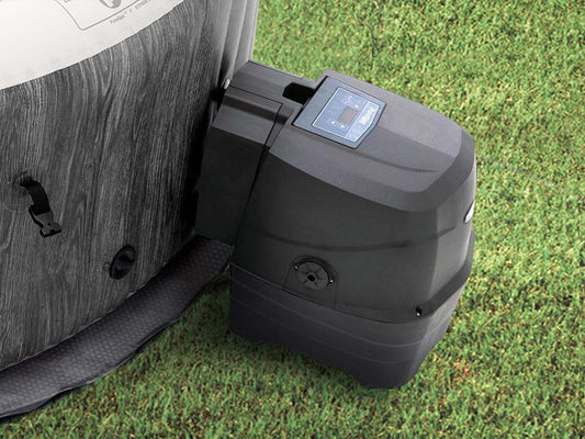 Domopure spa gonflable Domopure rond Bulles 6 places Porte-verre XQPA23128