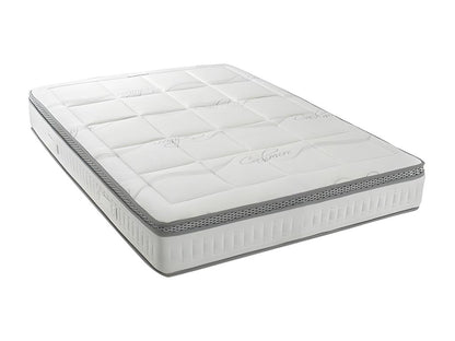 Matelas ressorts ensachés et mousse à mémoire de forme 180x200 ep 28cm le seducteur HYGD28841