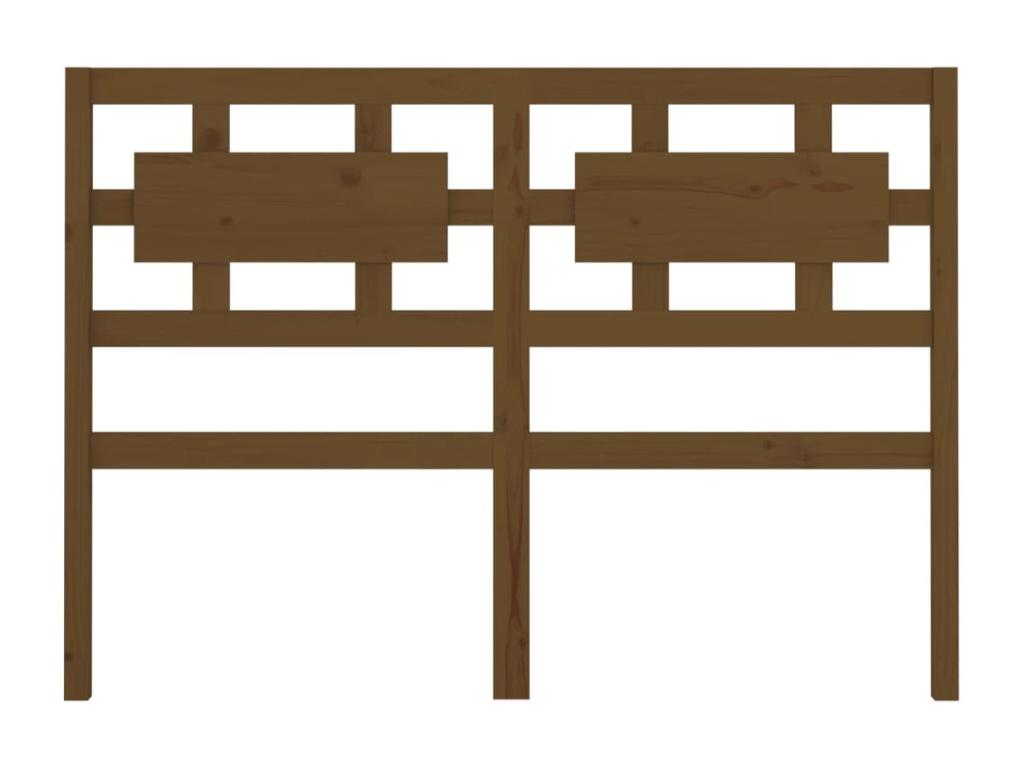 Tête de lit Marron miel 205.5x4x100 cm Bois massif de pin QBBA79154