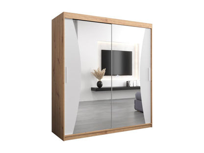 ARMOIRE Domopure À PORTES COULISSANTES 200/180/62 2 Portes Domopure/Blanc UCVS95506