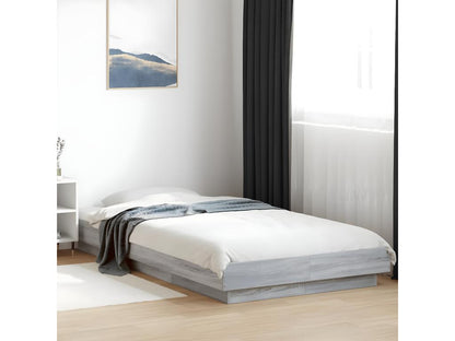 Cadre de lit sans matelas Domopure gris 75x190 cm JOEK25595