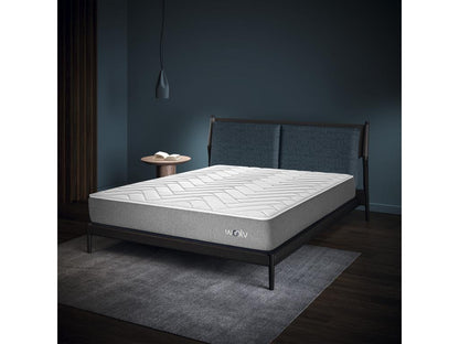 Matelas Chicyla One M 140x200 cm - Mousse mémoire de Forme adaptative - 7 Zones Blue - Latex HR - Confort Optimal - Equilibré - Hypoallergénique SBKS08700